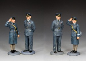 RAF080 Air Chief Marshal Sir Hugh Dowding & The WAAF Section Officer 