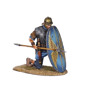  FL ROM280C Roman Auxiliary Legionary Shield Wall - Front Rank V3 - Cohors II Flavia Bessorum 