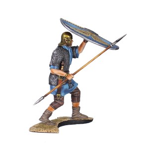  FL ROM281B Roman Auxiliary Legionary Shield Wall - Middle Rank V2 - Cohors II Flavia Bessorum 