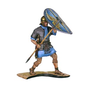  FL ROM281C Roman Auxiliary Legionary Shield Wall - Middle Rank V3 - Cohors II Flavia Bessorum 