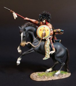 JJD SSB-022 Cheyenne Dog Soldier on Horse