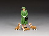  TR015 “The Queen & Her Corgis” (Emerald Green) 