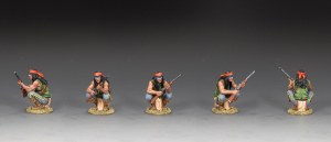 TRW192 'Black Knife' Crouching Apache Warrior 