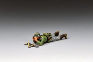 WH127 Lying Prone Wehrmacht Officer PRE ORDER