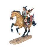 WW020 Mounted Cheyenne Indian with Spear